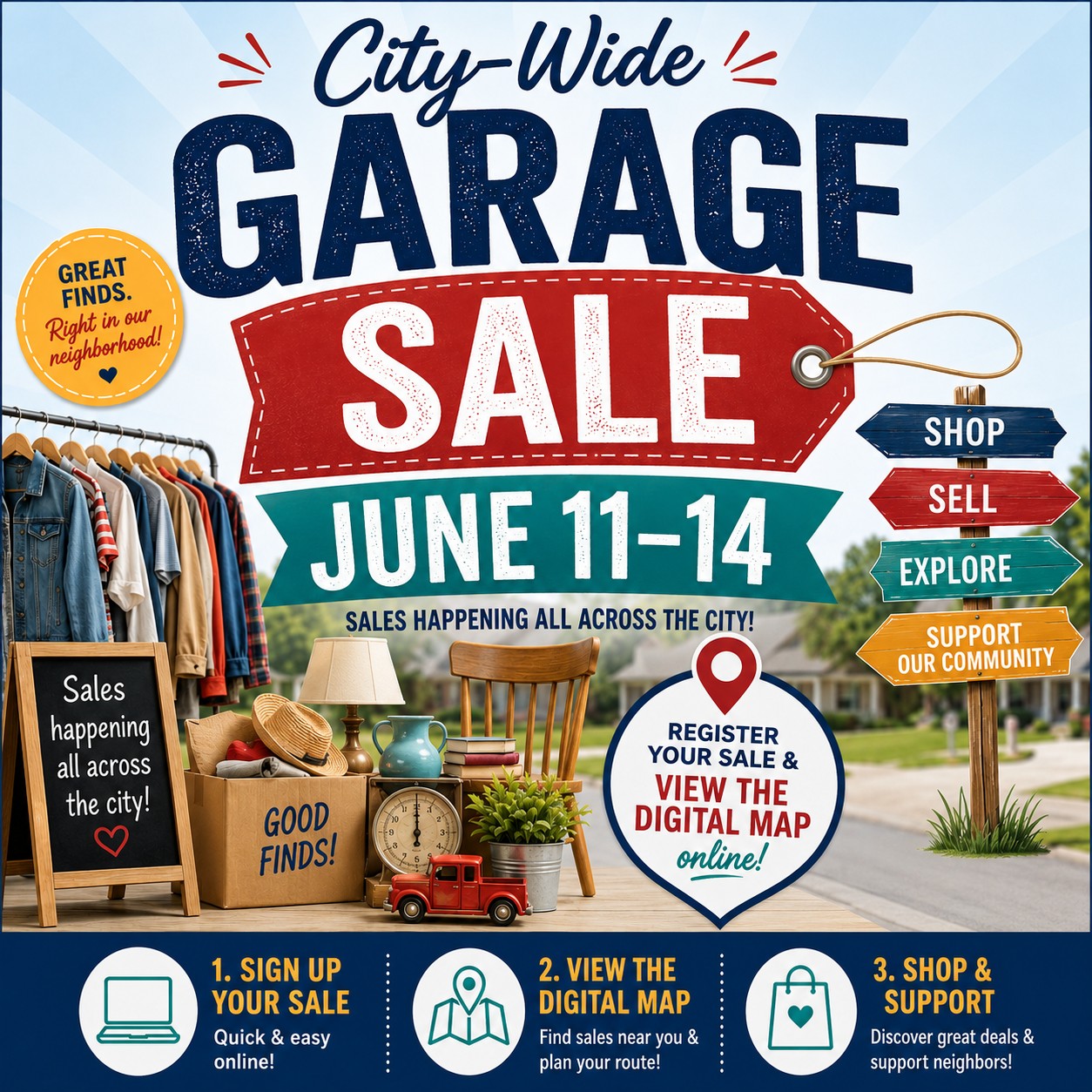 city wide yard sale